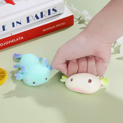 Kawaii Axolotl PU Slow Rebound Squishy - Anti-Stress Speelgoed
