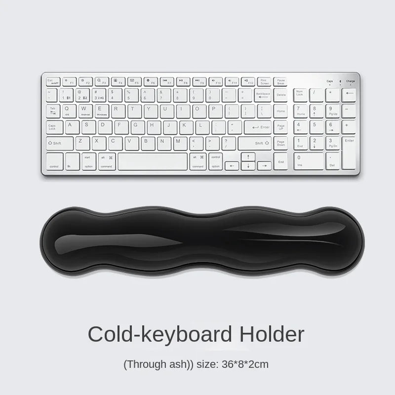 Koelende Gel Toetsenbord en Muis Polssteun Set - Ergonomische Steun