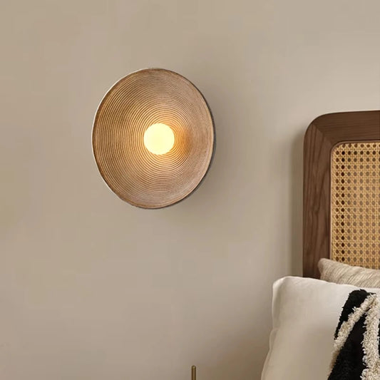 Retro Japanse LED Wandlamp | Moderne Gipsen Accentverlichting