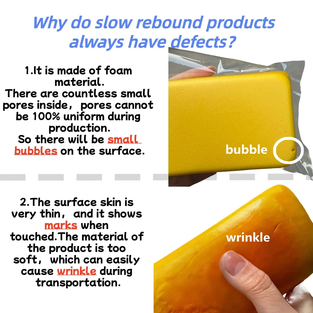 Realistische Biscuit Categorie Squishy - Slow Rebound Anti-Stress