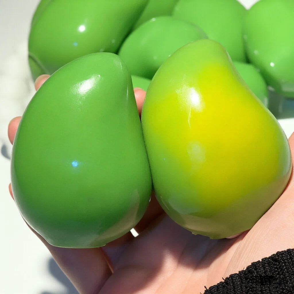 Kleurveranderende Mango Anti-Stress Bal - Thermochrome Fidget