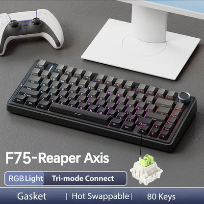 AULA F75 75% Draadloos Mechanisch Toetsenbord - Gasket Mount Hot-Swap