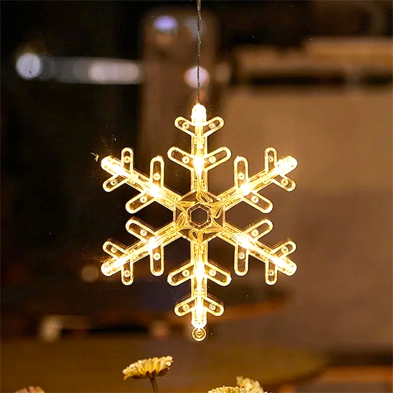 LED Kerst Raamhangers met Verlichting