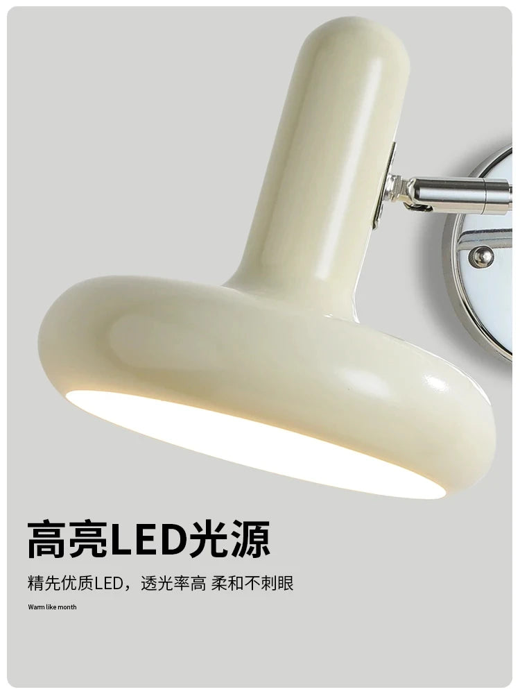 Retro Uittrekbare Zwenkarm Wandlamp - Vintage LED Wandlamp