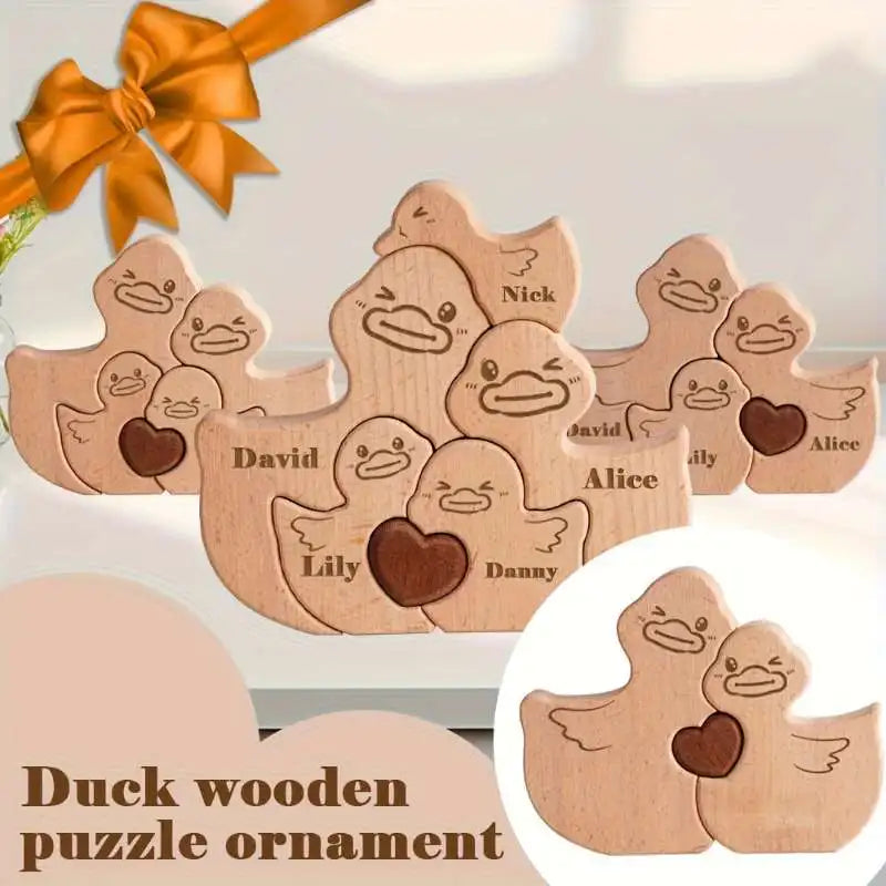 Wood Duck Family Puzzel