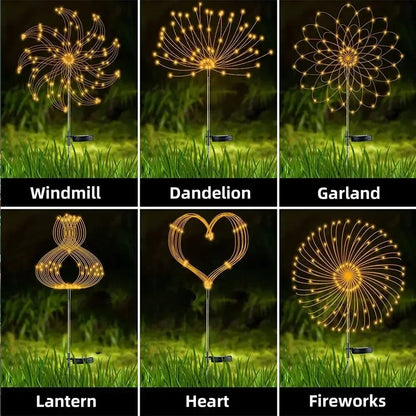 Solar Vuurwerk Tuinverlichting
