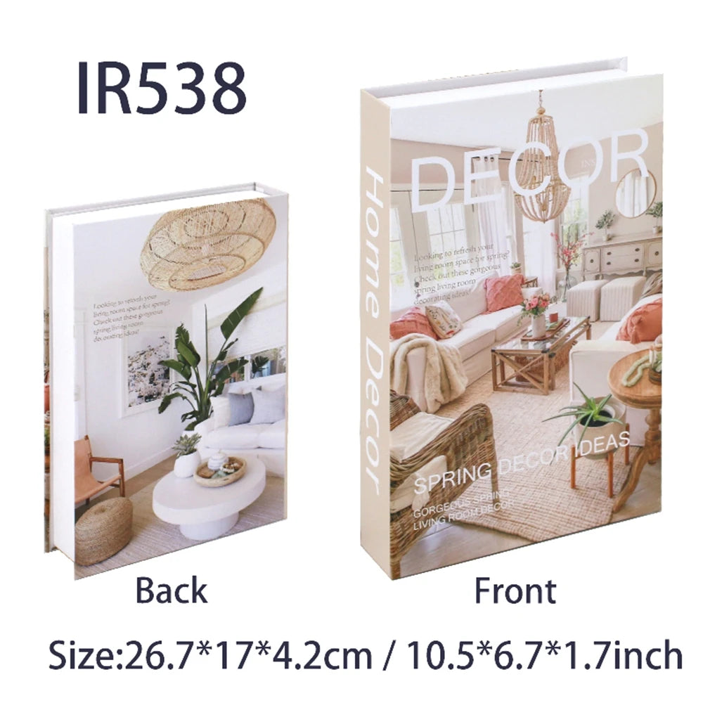 Luxe Geopende Faux Boek Opbergdoos - Salontafel Decoratie