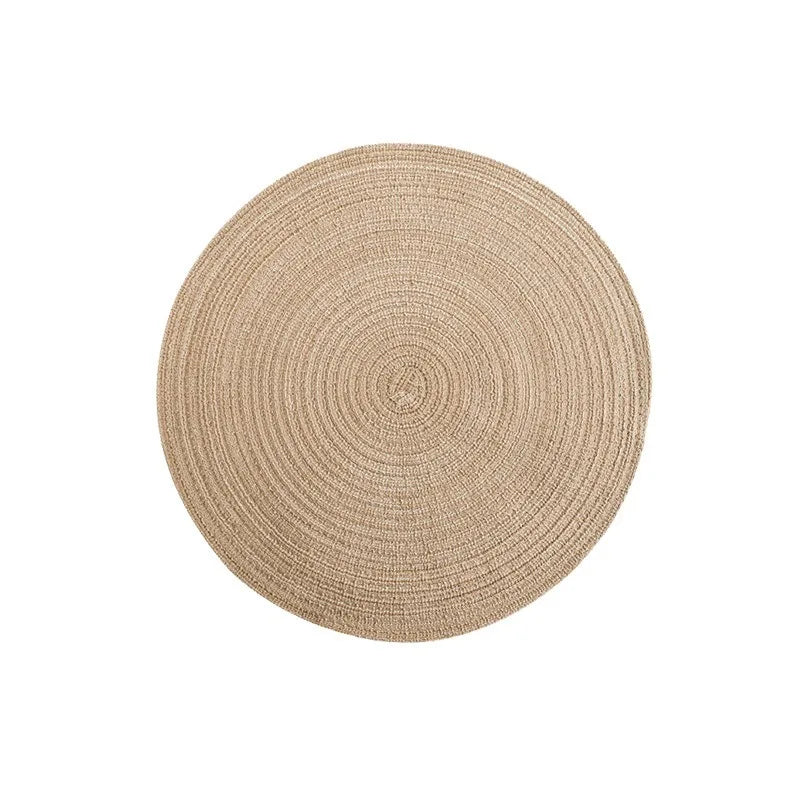 Ronde Gevlochten Katoenen Placemats & Onderzetters - Hittebestendig