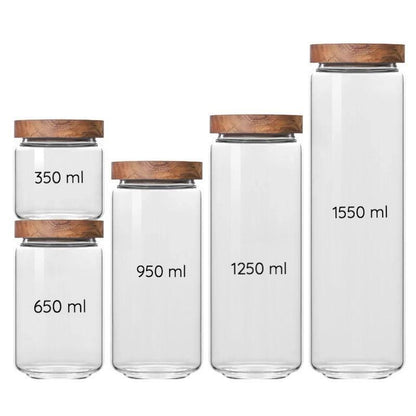 Acacia & Glas Voedselopslag Bussen