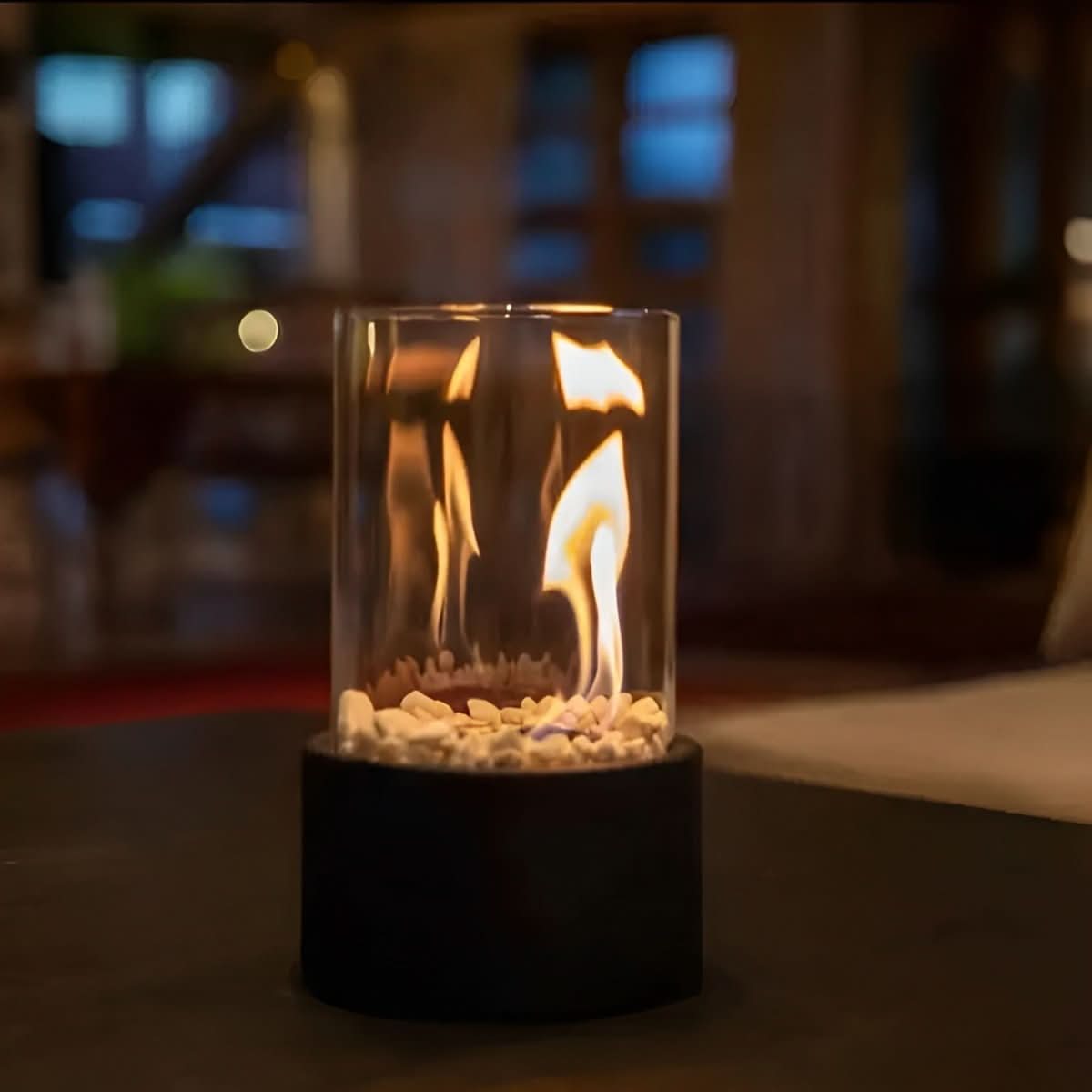 SleekFlame - Tafelhaard zonder rook voor stijlvolle binnen- en buitengebruik