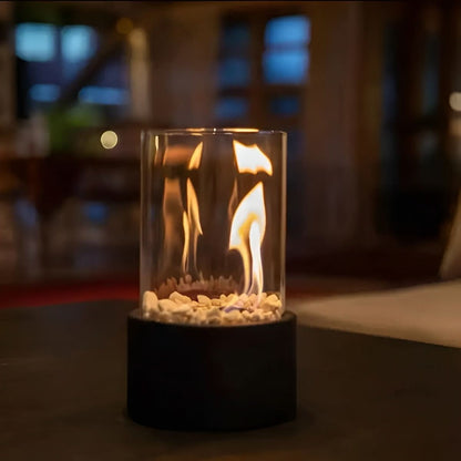 SleekFlame - Tafelhaard zonder rook voor stijlvolle binnen- en buitengebruik