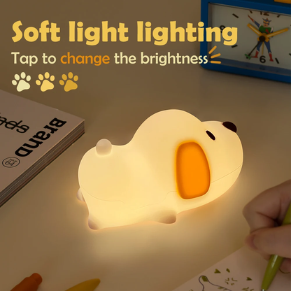 Puppy Silicone Squishy Nachtlampje Cadeau Schattige Hangende Oren en Gezellig voor Decor Perfect Cadeau
