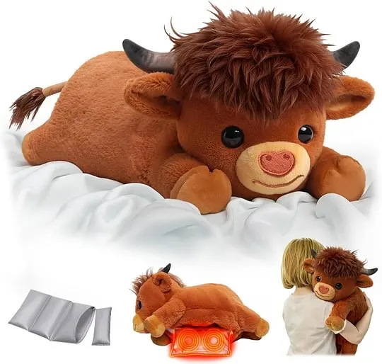 Highland Koe Gewogen Knuffeldier