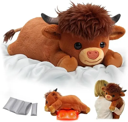 Highland Koe Gewogen Knuffeldier