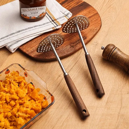 PureMash Elegant Aardappelstamper – Roestvrijstaal Design voor Moeiteloos Pureren