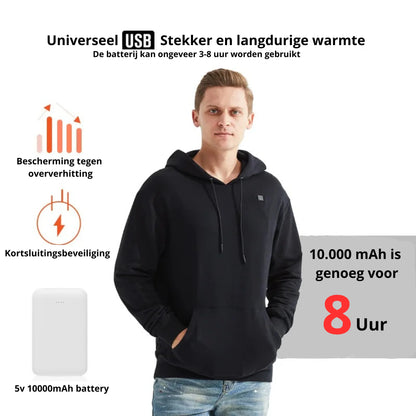 Heated Hoodie | Verwarmde Unisex Hoodie