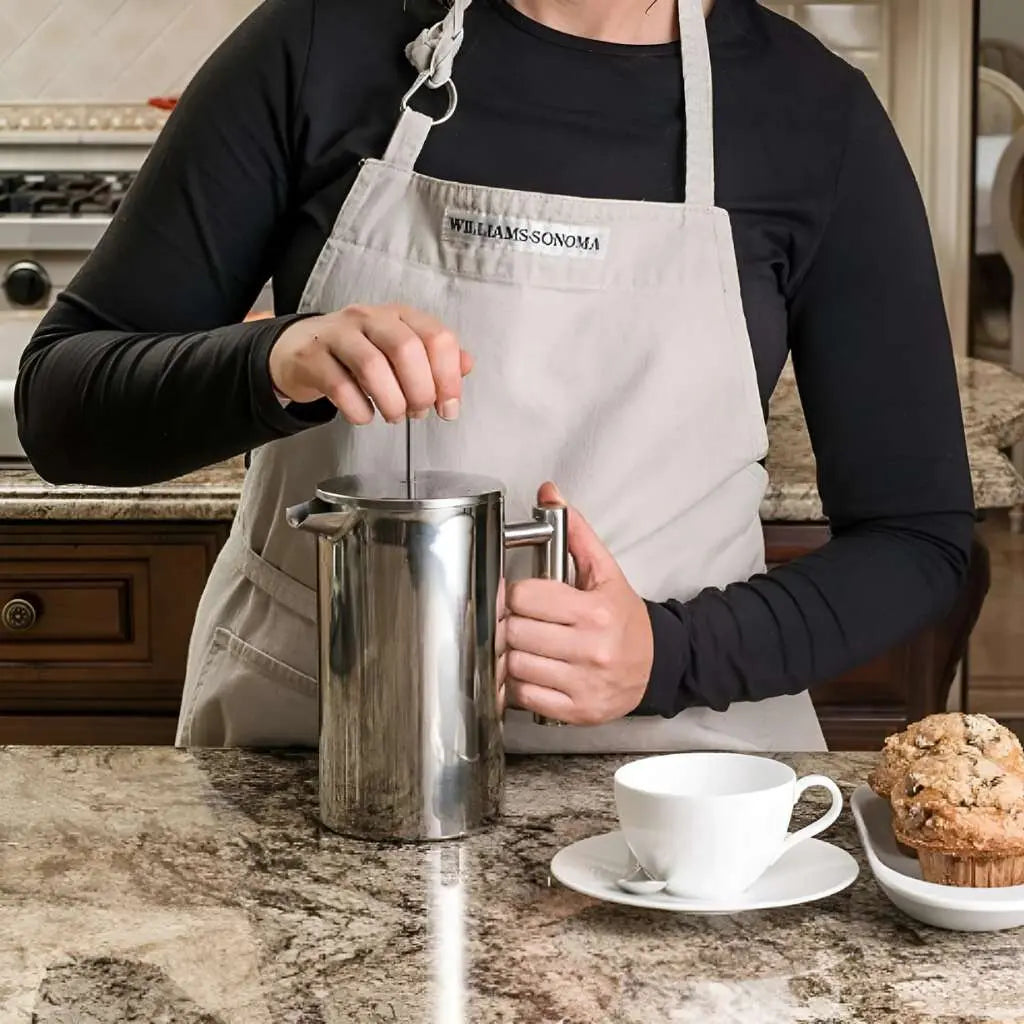 Logan RVS French Press – Dubbelwandige Koffiemaker