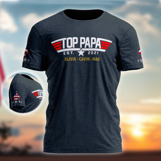 Top PAPA Customized Shirt