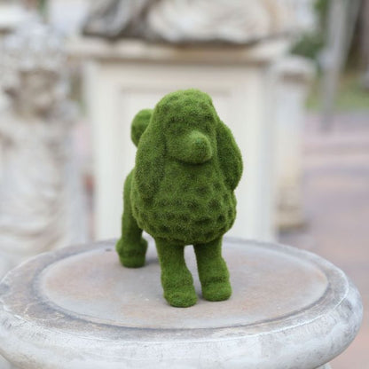 Outdoor Groen Gevlokt Dier Decoratie