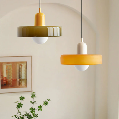 Glarefusion Modern Bauhaus Glas LED Hanglamp