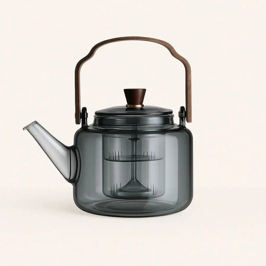 Ashwood Handvat Borosilicaat Glazen Theepot