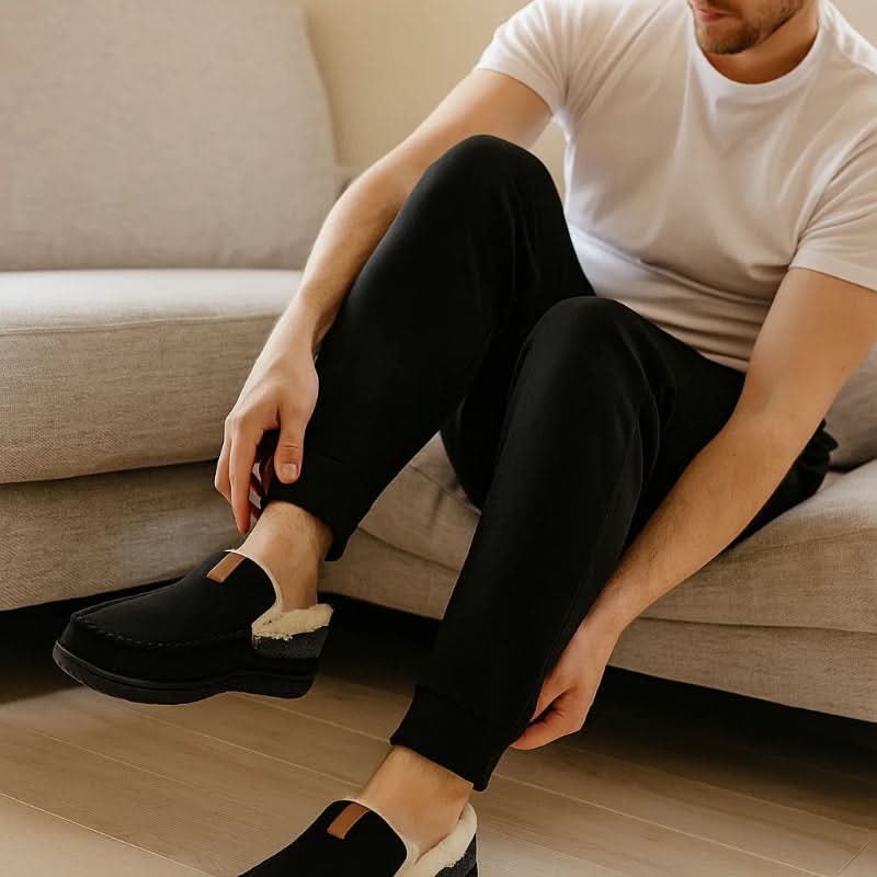 TERRAWOOL – Warme Herenslippers van Synthetische Wol