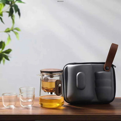 ZenVoyage Reis Glazen Theeset