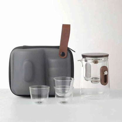 ZenVoyage Reis Glazen Theeset