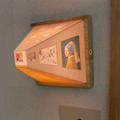 3D Brilvrije Galerie Optische Illusie Wandlamp & Nachtlamp