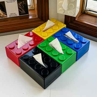 RetroBricks Luxe Tissuedoos – Speels Design voor een Stijlvol Interieur