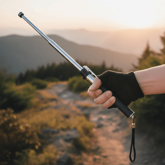 Guardian Trek Stick - Automatische wandelstok met zelfverdedigingsfunctie