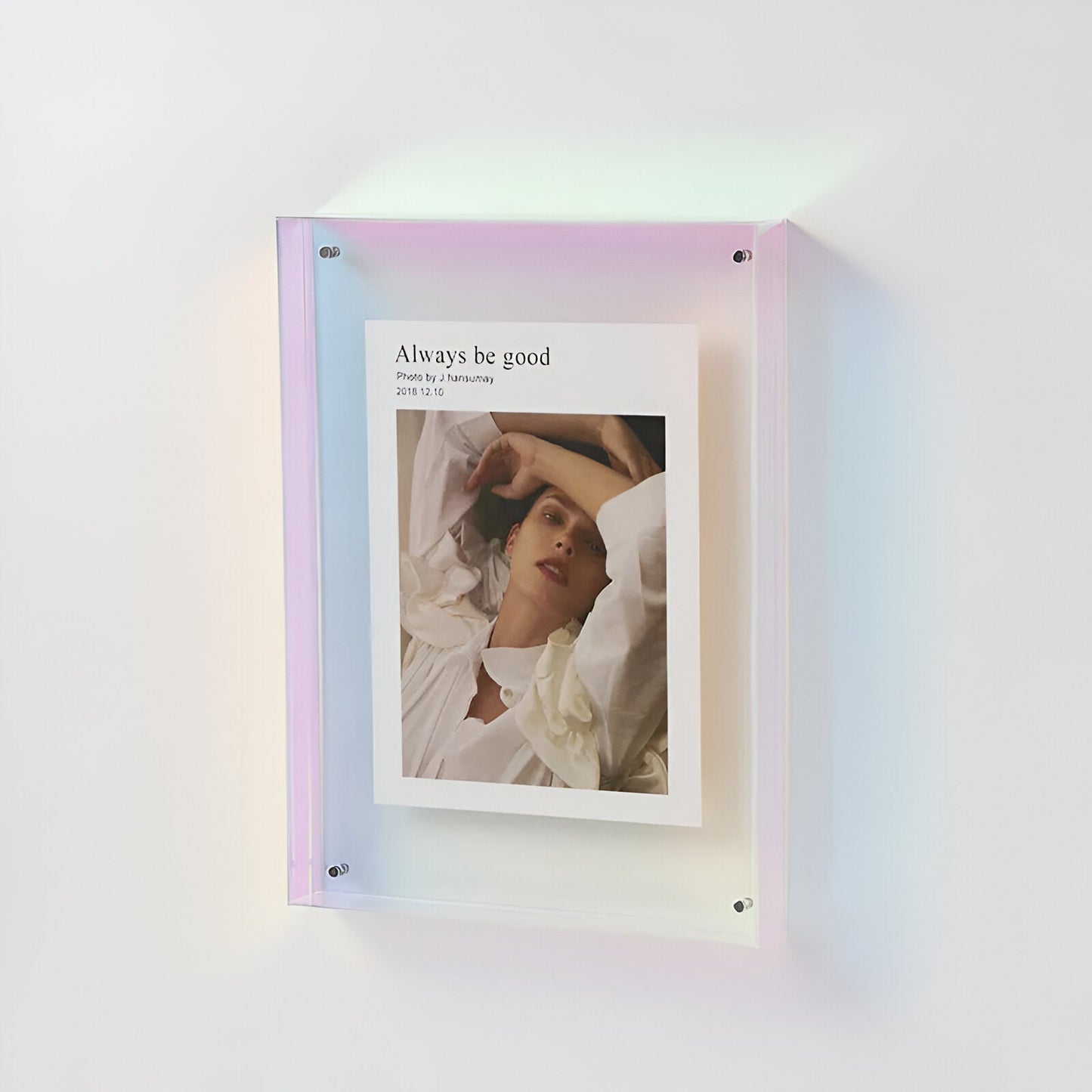 AcryGlow – Transparante Fotolijst met Modern Minimalistisch Ontwerp