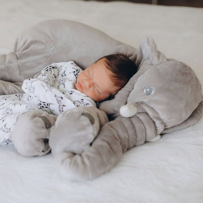 PlucheOlifant knuffelkussen - Super zacht & comfortabel voor baby's en kinderen