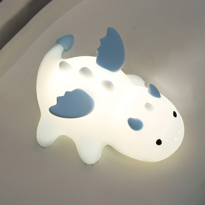 Squishy Silicone Schattige Baby Draak LED Nachtlamp - Perfect Cadeau voor Kinderen en Meisjes