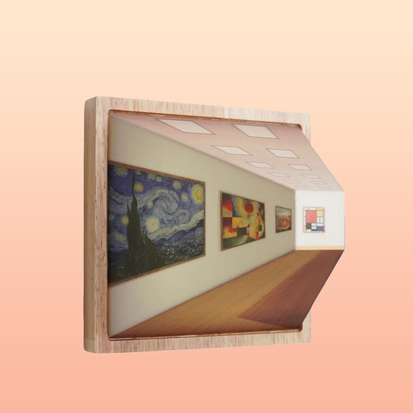 3D Brilvrije Galerie Optische Illusie Wandlamp & Nachtlamp