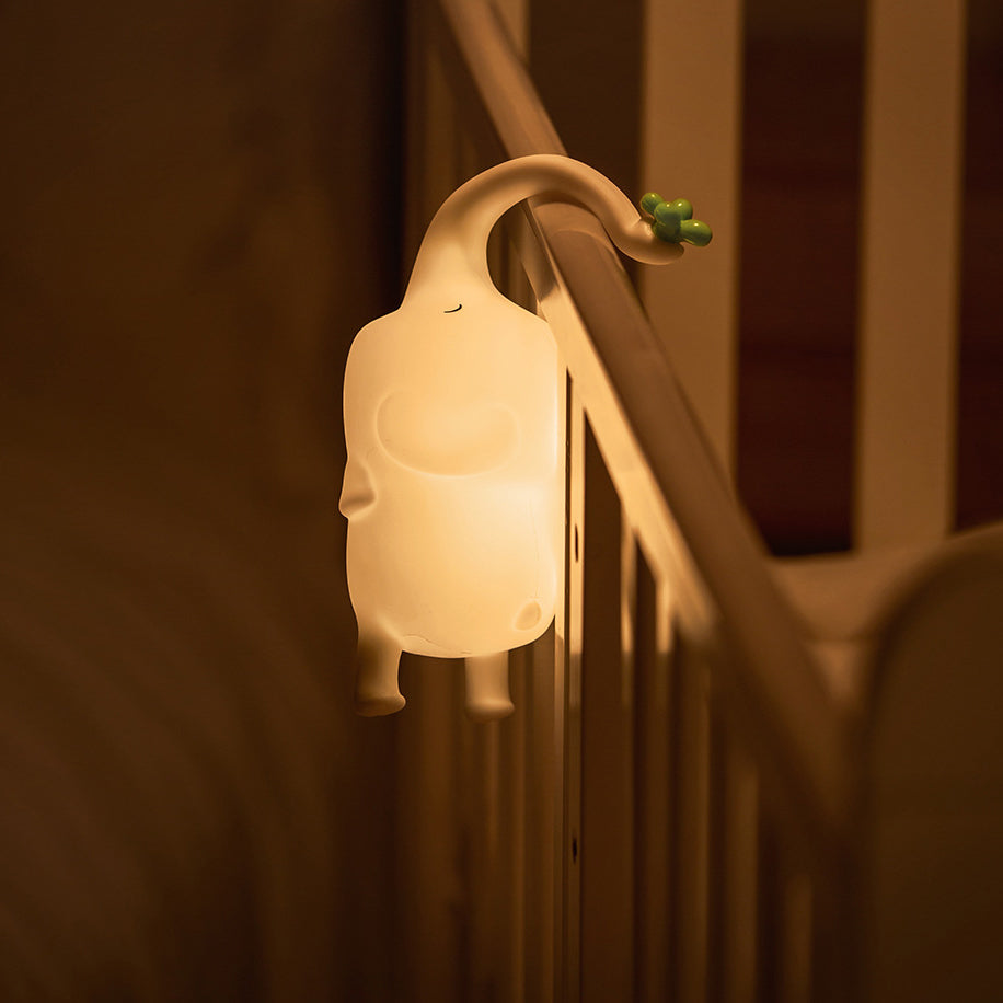 Squishy Siliconen Vliegend Olifant LED Nachtlampje - Perfect Cadeau voor Kinderen en Meisjes
