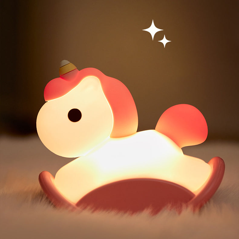 Eenhoorn Nachtlamp LED Squishy Tap Lamp Beste Cadeau voor Baby en Meisje