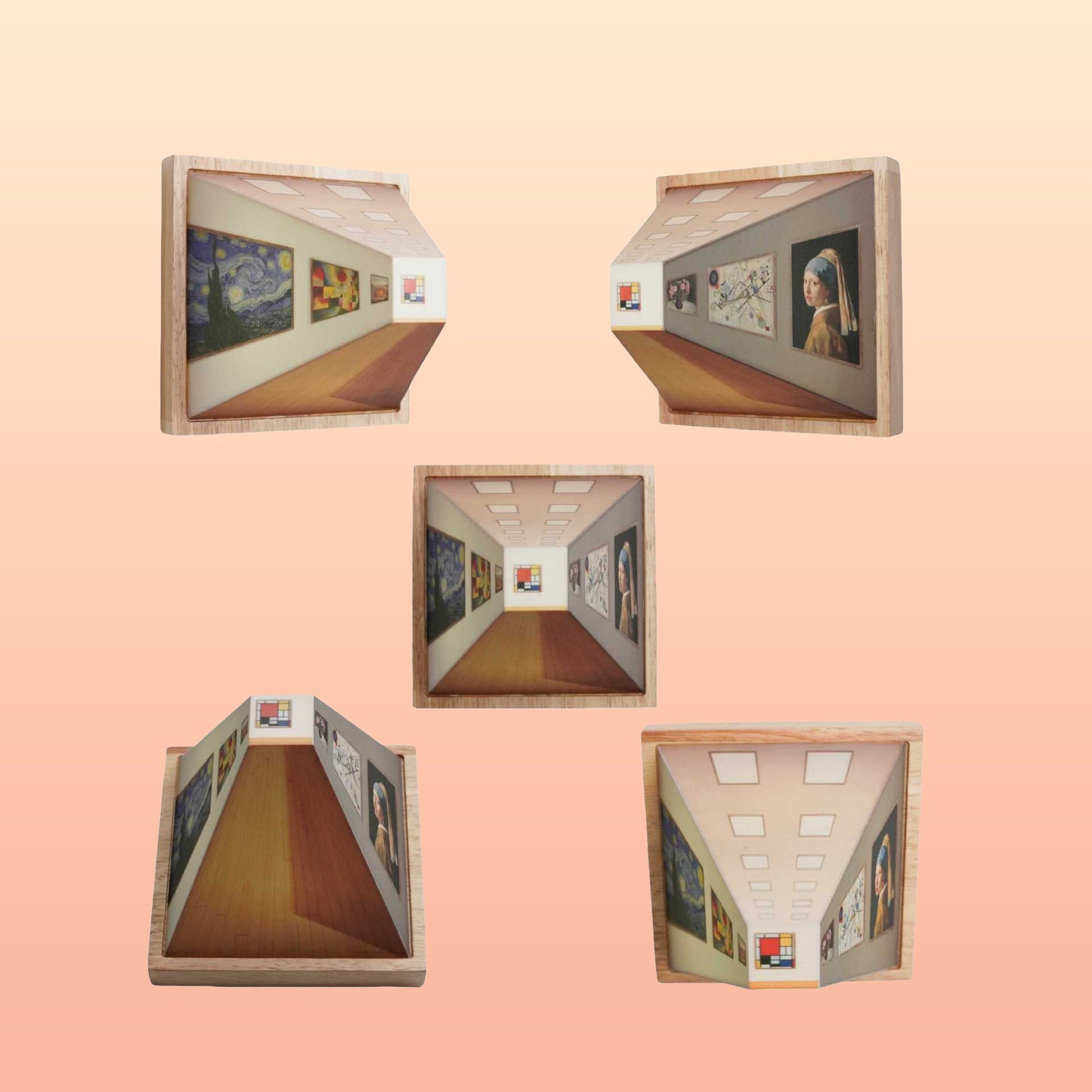 3D Brilvrije Galerie Optische Illusie Wandlamp & Nachtlamp