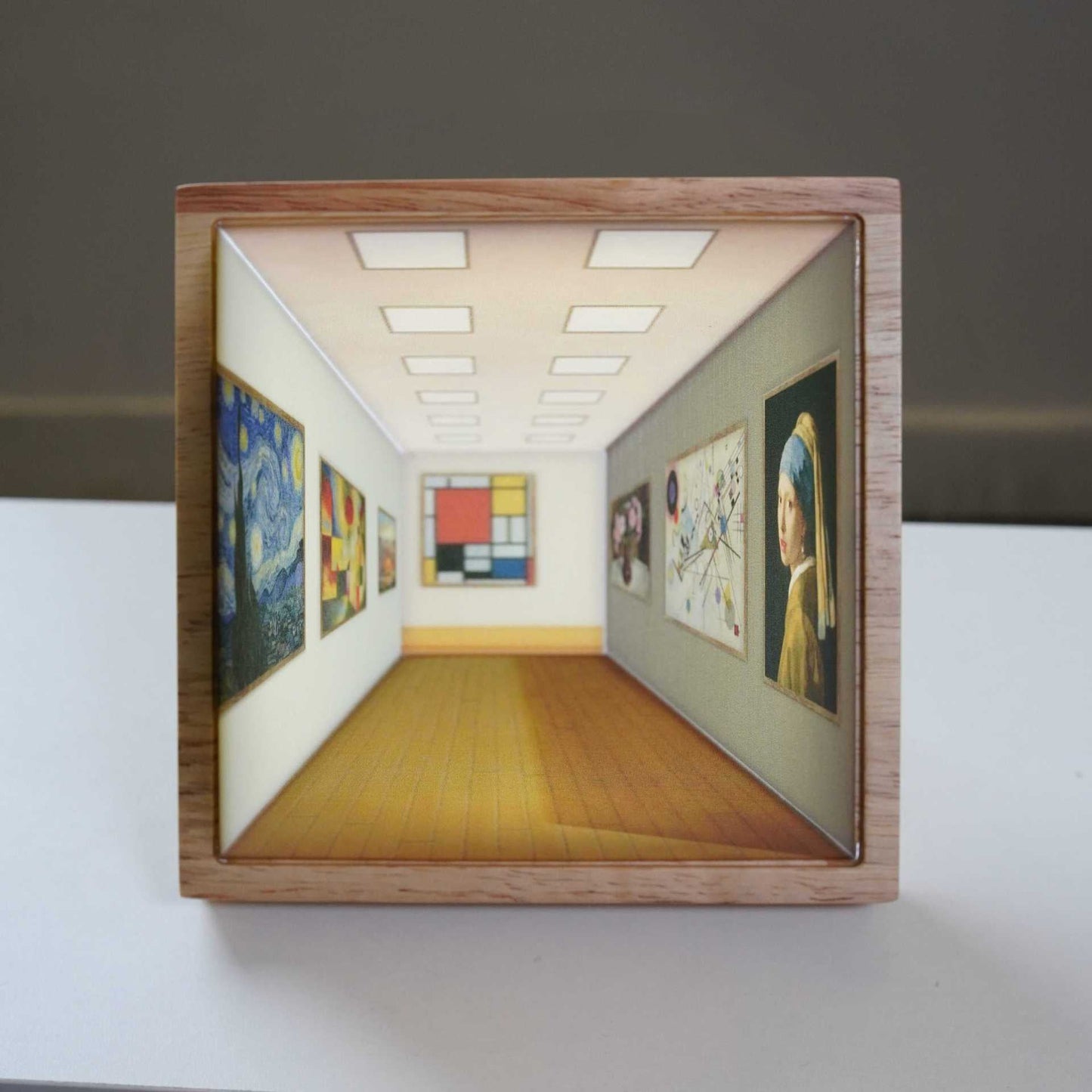 3D Brilvrije Galerie Optische Illusie Wandlamp & Nachtlamp