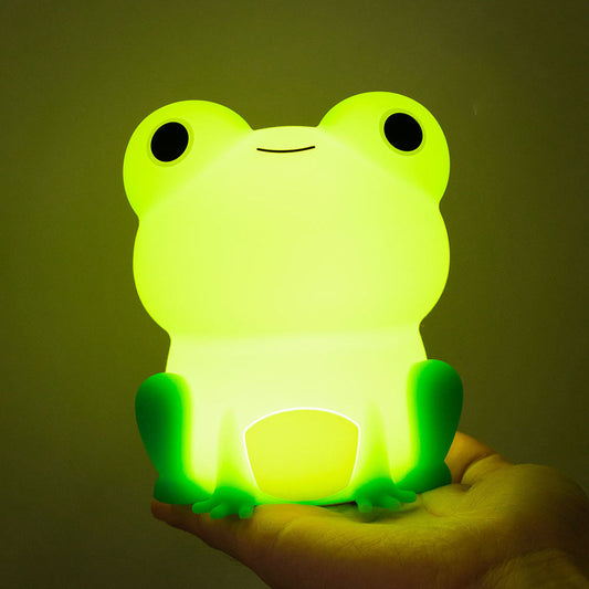 Squishy Siliconen Bijzondere Kikker LED Nachtlamp - Perfect Cadeau voor Kinderen en Meisjes