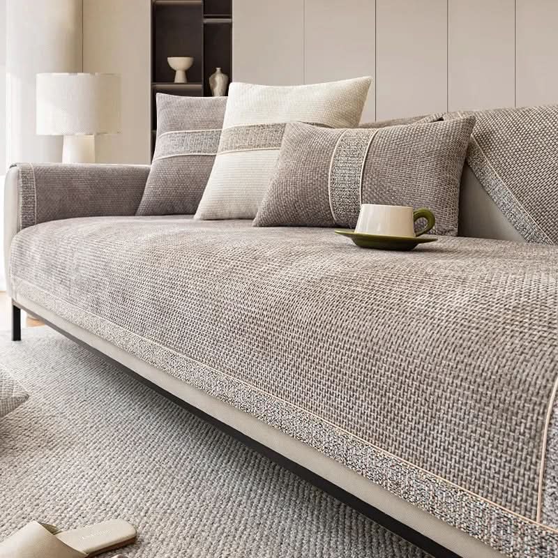 LEINENLUX Sofa Cover – Antislip & Stijlvol voor Elke Woonkamer