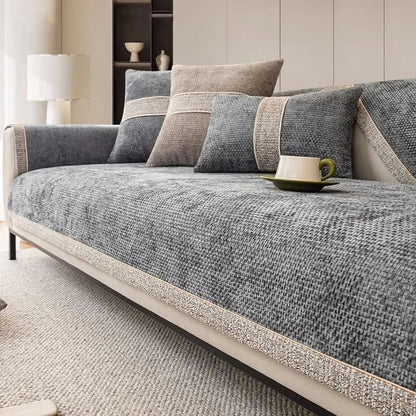 LEINENLUX Sofa Cover – Antislip & Stijlvol voor Elke Woonkamer