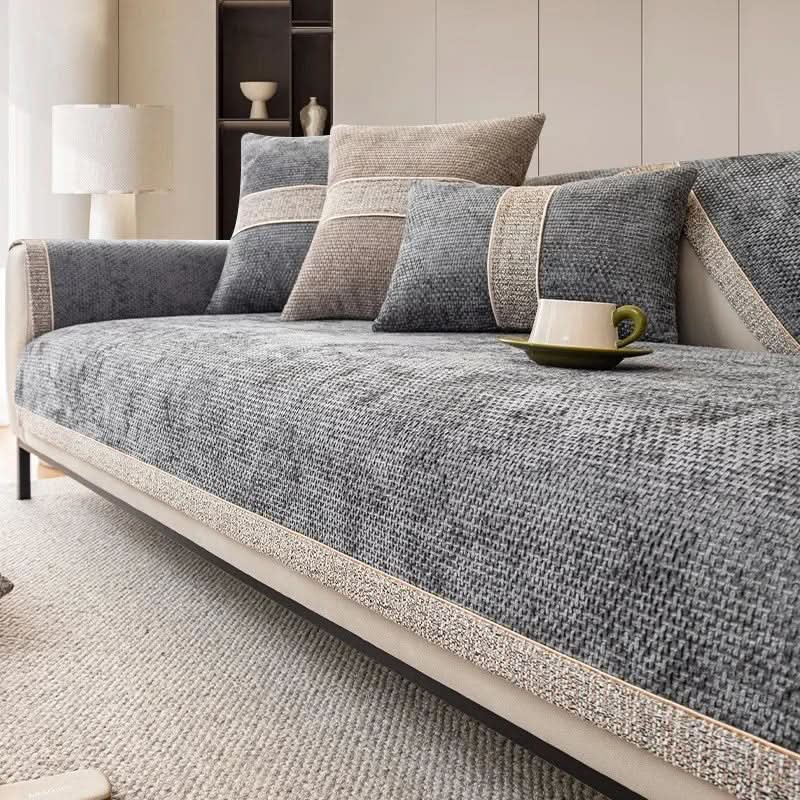 LEINENLUX Sofa Cover – Antislip & Stijlvol voor Elke Woonkamer