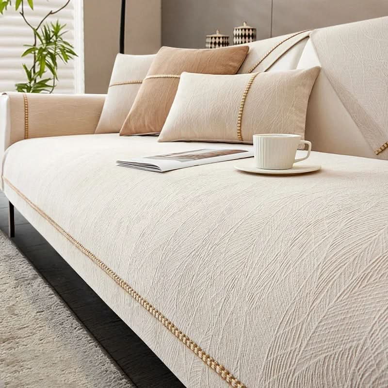 LEINENLUX Sofa Cover – Antislip & Stijlvol voor Elke Woonkamer