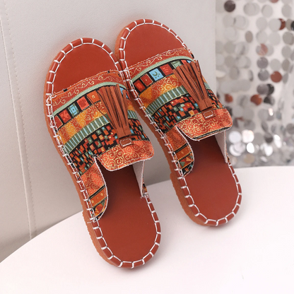 Boho-Franjesandalen