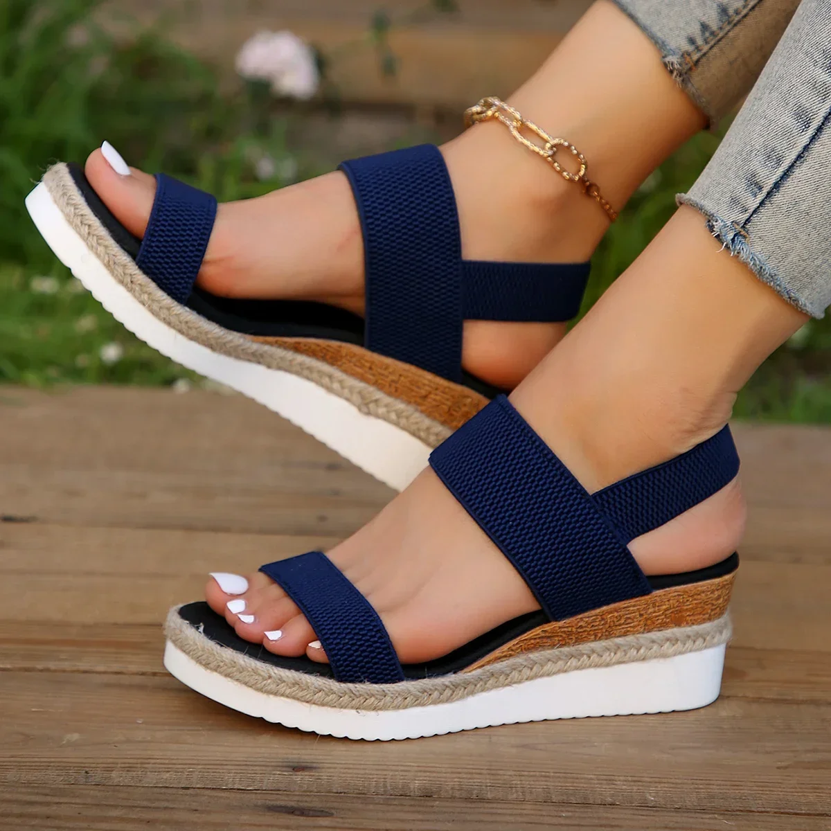 VivaWalk Sleehak Sandalen