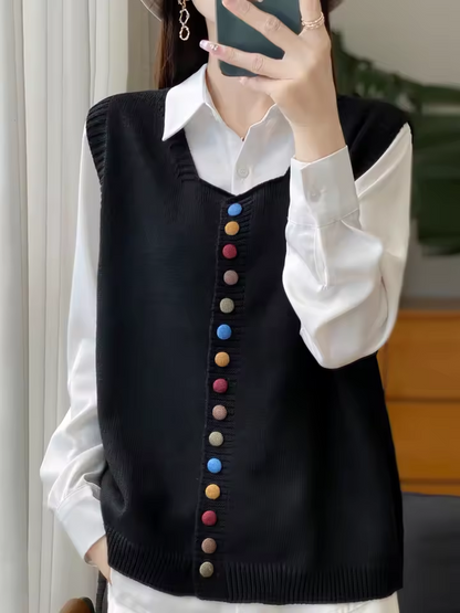 Klassieke Herfstcardigan Casual Warm Stijl