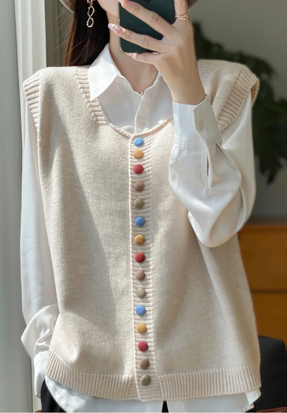 Klassieke Herfstcardigan Casual Warm Stijl
