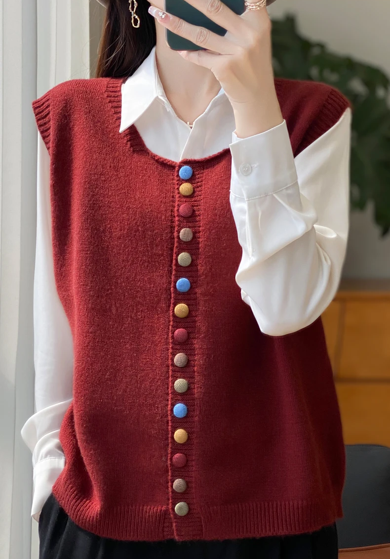 Klassieke Herfstcardigan Casual Warm Stijl