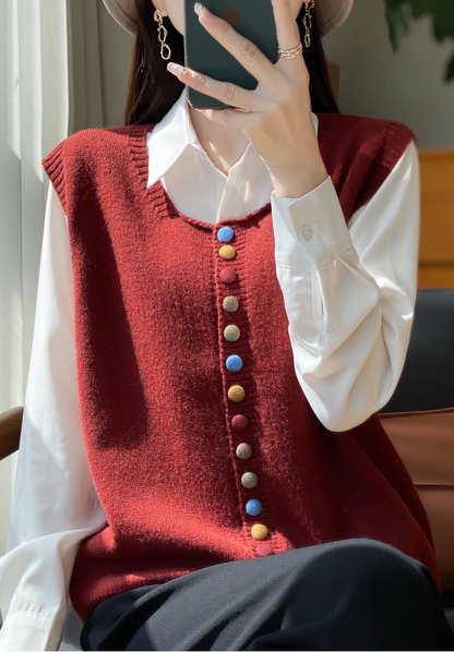 Klassieke Herfstcardigan Casual Warm Stijl